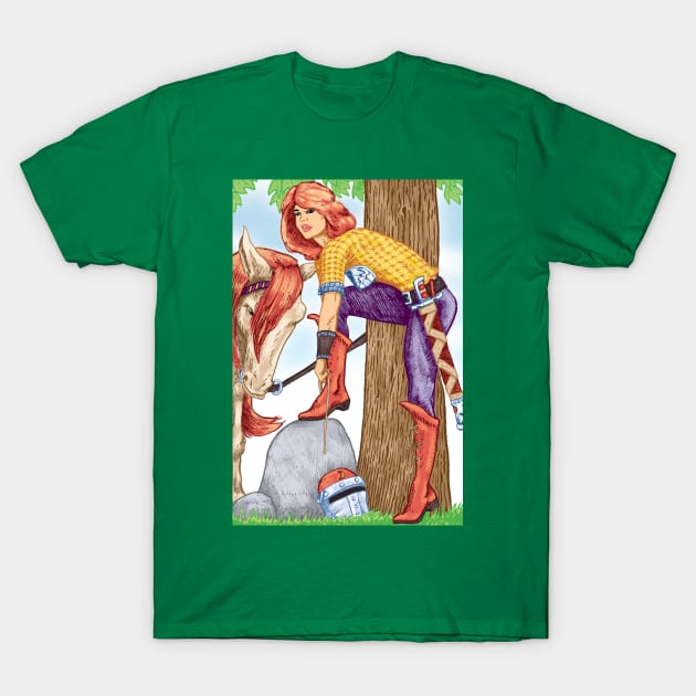 Fantasy Girl T-Shirt by Art-Man